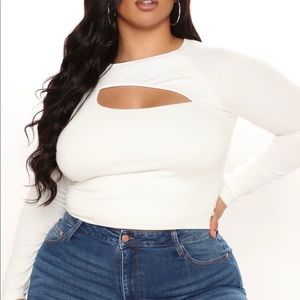 Cropped cut out top